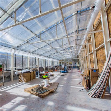 Glasfiber drivhuspanel