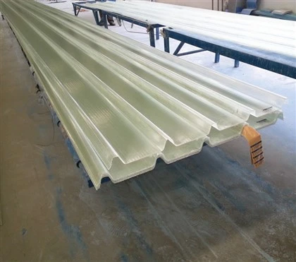 Glasfiber gennemskinnelige tagplader til drivhus